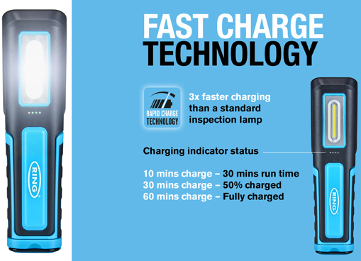 Picture of Inspection Lamp MAGflex Pro 500 Lum LED Fast Charg