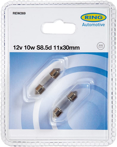 Picture of Bulb 12V Festoon 10Watt 11x30 Blister[2]
