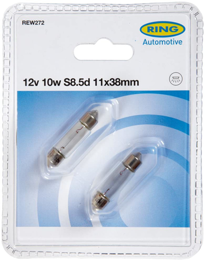 Picture of Bulb 12V Festoon 10Watt 11x38 Blister[2]