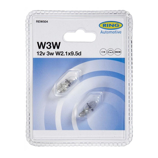 Picture of Bulb 12V Wedge  3.0Watt W3W T10 Blister[2]