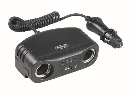 Picture of Multisocket 2x12V + 1A USB - 8Amp