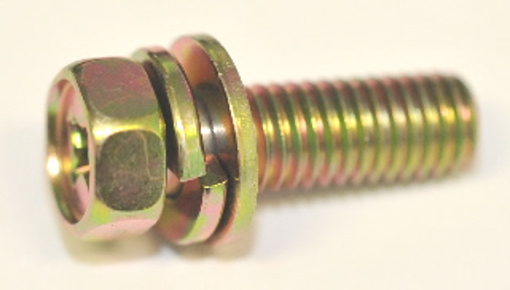 Picture of Sems Screw M 8x 40x1.25 Hex Head + Washer Z/Y[25]