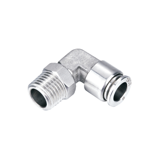 Picture of Airline Male Elbow 12mmx3/8 Thread Stainless
