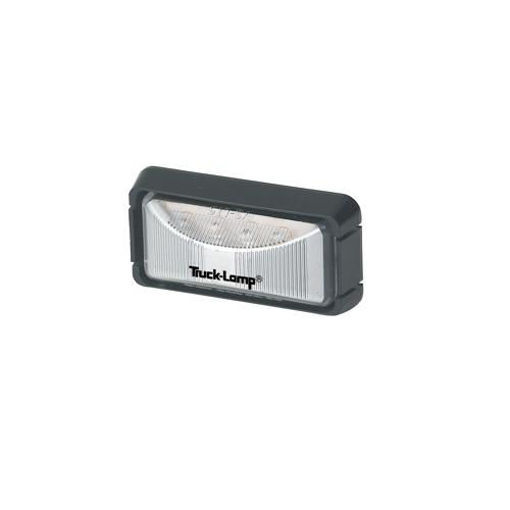 Picture of Number Plate Lamp Black LED 74x37x30mm