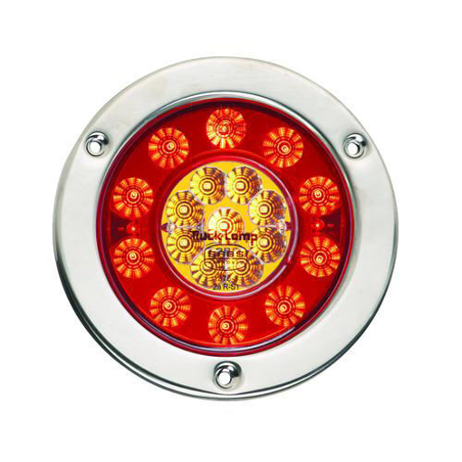 Picture of Trucklite Red & Amber Combo 23 LED - Stainless Fit