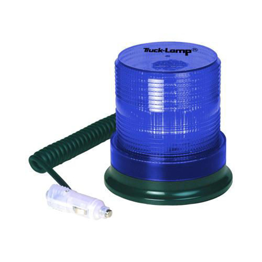Picture of Strobe Light Blue LED Magnetic 10-30V 120x122mm