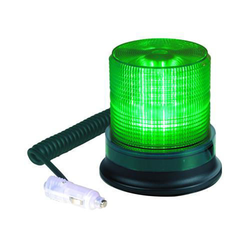 Picture of Strobe Light Green LED Magnetic 10-30V 120x122mm