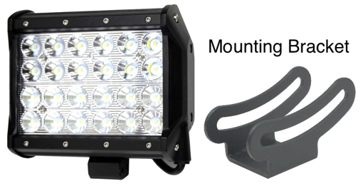 Picture of Work Lamp LED 72 Watt 10-30V Rectang-Adjustable