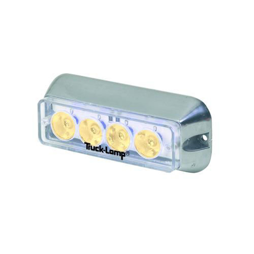 Picture of Strobe Light Amber 4 LED 10-30V 125mm Flush Mount