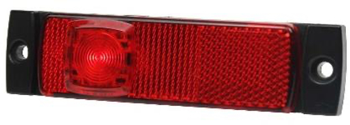 Picture of Reflector Rectangular LED 30x130mm Red