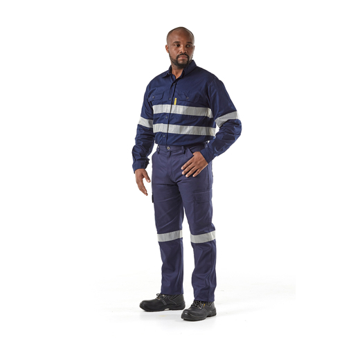 Picture of Shirt Long Navy Reflective Vent X-Large