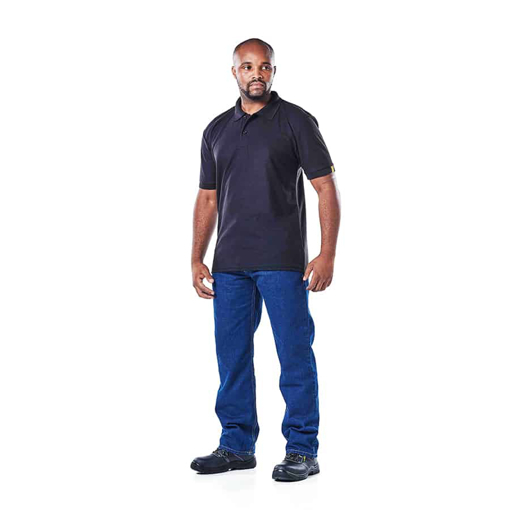 Picture of Golf Shirt Pique Knit Black 2X-Large