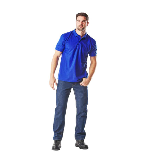 Picture of Golf Shirt Pique Knit Royal Blue 2X-Large