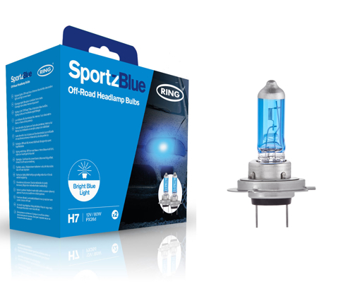 Picture of Bulb 12V H 7  80Watt Px26d SportzBlue[2]OffRoad