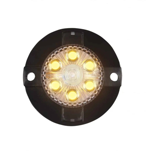 Picture of Strobe Light Amber 6 LED Low Profile 40mm