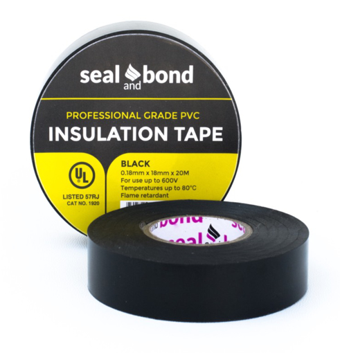 Picture of Insulation Tape 20Mx18x0.180mm Black