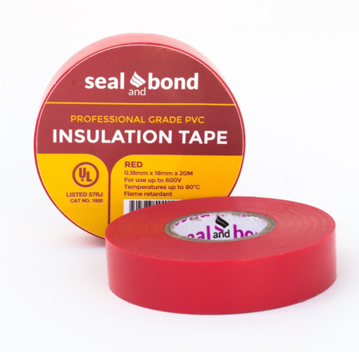 Picture of Insulation Tape 20Mx18x0.180mm Red