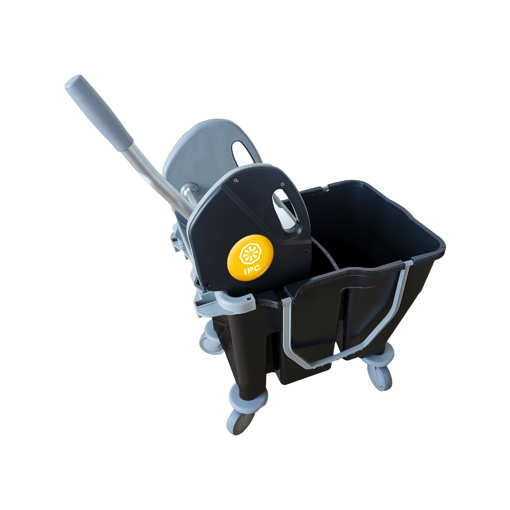 Picture of Mop Bucket Double With Wringer 2x15L Yellow