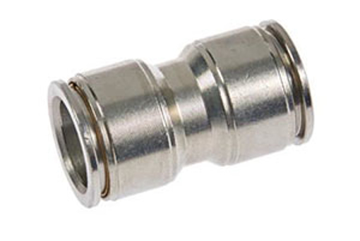 Picture of Airline Straight Connector 15mm Plated Brass