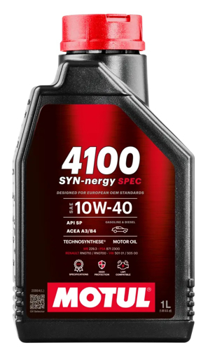 Picture of Engine Oil 10W40 4100 SYN-nergy SPEC   1L