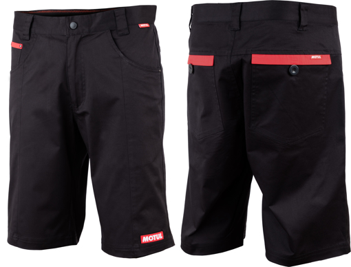 Picture of Bermuda Short Black Red Touch 4X-Large