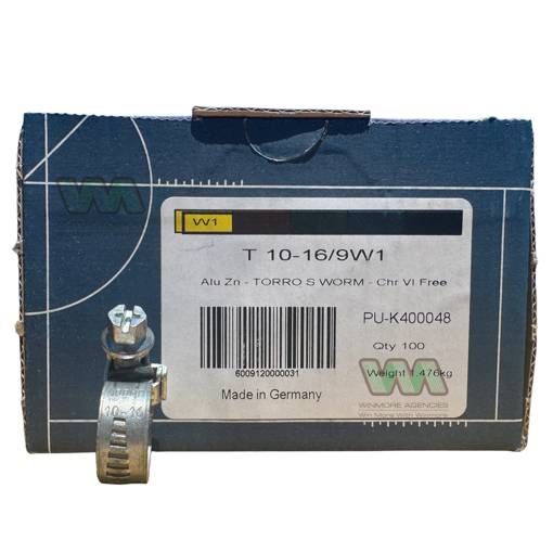 Picture of Hose Clamp Torro  10-16mm  9mm Band W1