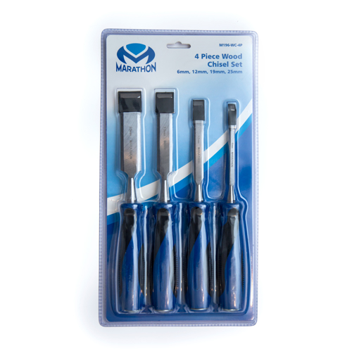 Picture of Wood Chisel Set 4 Piece 6+12+19+25mm