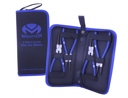 Picture of Circlip Plier Set 4 Piece 180mm - In Zip Bag