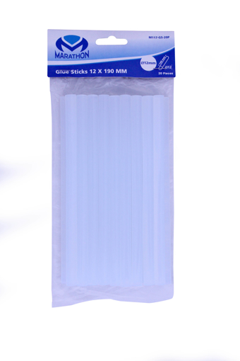 Picture of Glue Stick 12mmx190mm 20 Piece Clear