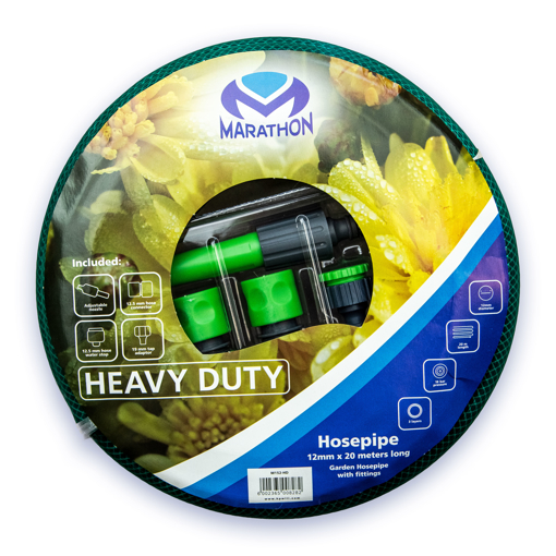 Picture of Hosepipe 12mmx20M Heavy Duty - Includes Fittings
