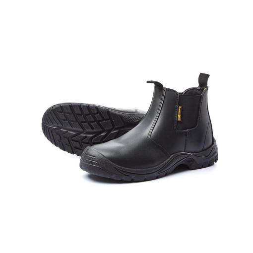 Picture of Safety Boot Boxer Chelsea Black Size 10
