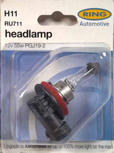Picture of Bulb 12V H11 55Watt PGJ19-2 Blister