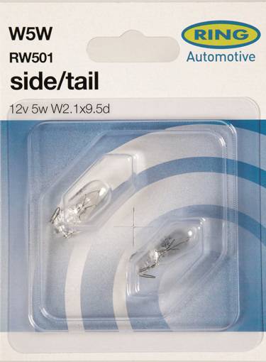 Picture of Bulb 12V Wedge W 5W  5.0Watt T10 Blister[2]