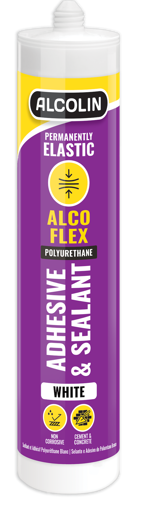 Picture of Alco-Flex White 280ml - PU Sealant & Adhesive