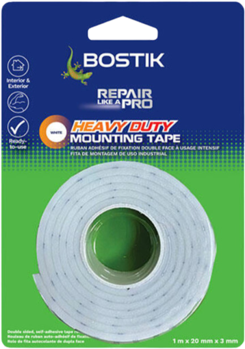 Picture of Double Sided Tape 3.0x20x 1M White