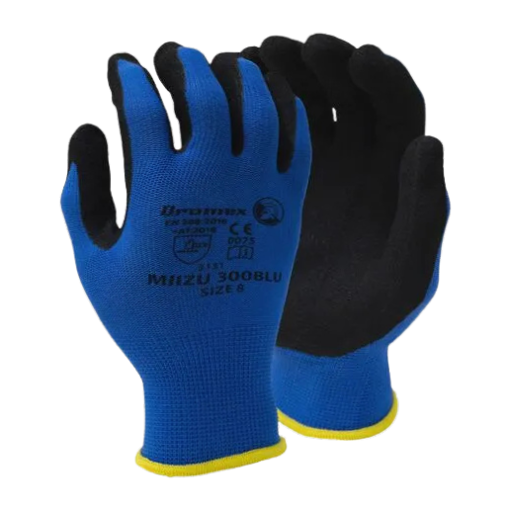 Picture of Glove Miizu 300 Blue Blue Sz  8