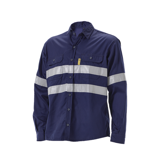 Picture of Shirt Long Hi-Vis Navy Small
