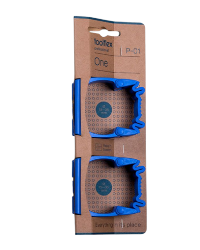 Picture of Wall Rail Clip Toolflex One Blue[Pack of 2]