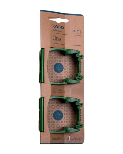 Picture of Wall Rail Clip Toolflex One Green[Pack of 2]