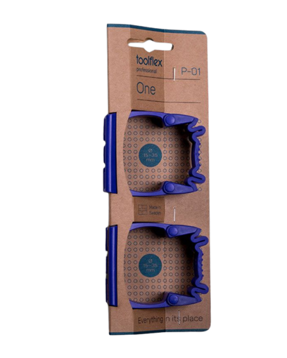 Picture of Wall Rail Clip Toolflex One Purple[Pack of 2]