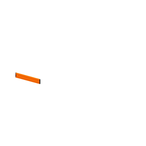 Picture of Wall Rail 250mm Orange