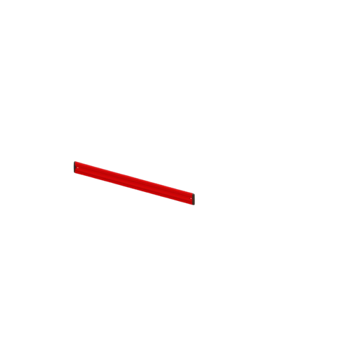 Picture of Wall Rail 500mm Red