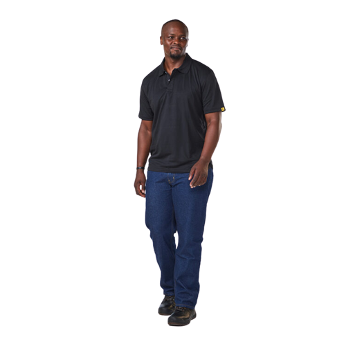 Picture of Golf Shirt Quick Dry Black 2X-Large
