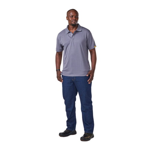 Picture of Golf Shirt Quick Dry Grey 4X-Large