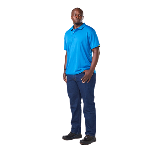 Picture of Golf Shirt Quick Dry Royal Blue Medium