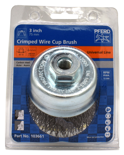 Picture of Wire Cup Brush  80mm Steel M14 Thread Universal
