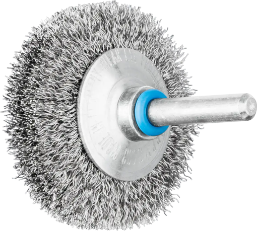 Picture of Wire Wheel Mounted  50x10 Inox Bevelled  6mm Shank