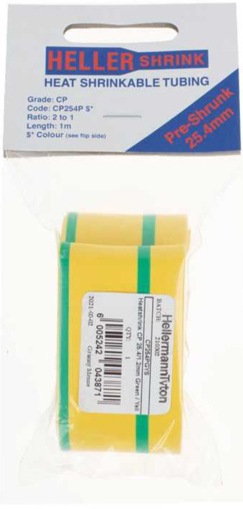 Picture of Heatshrink 25.4mmx 1M Green/Yellow Prepack