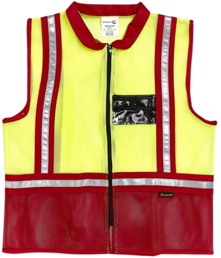 Picture of Reflective Vest Yellow/Red Large