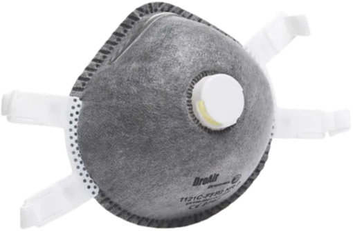Picture of Dust Mask FFP2 Valved Activated Charcoal[ 5]